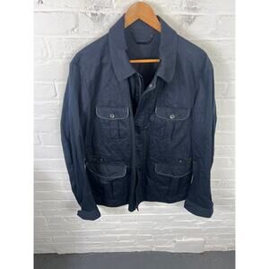 Elie Tahari Women's Leather Removable Jacket Full Zip Long Sleeve Black Size XL